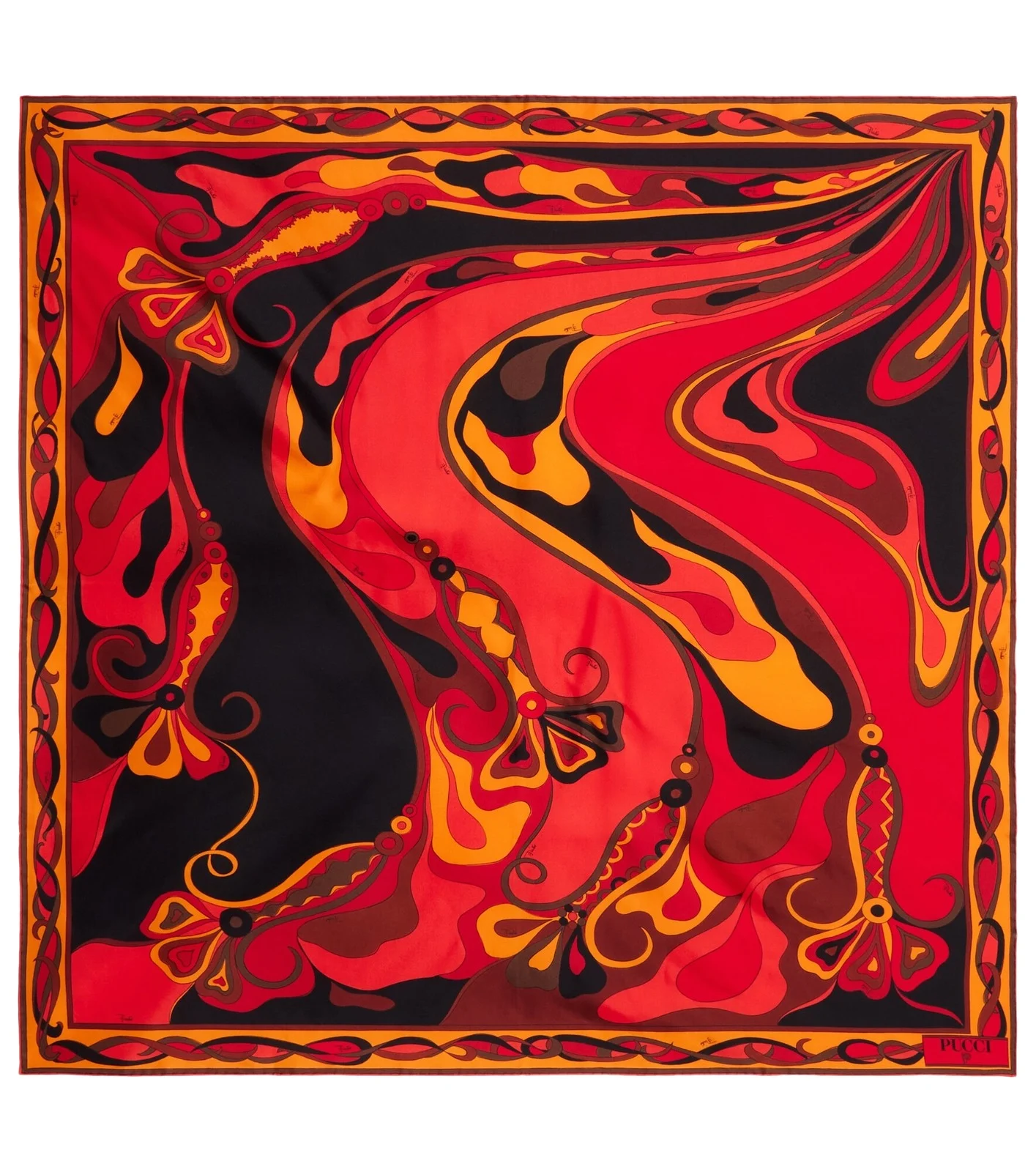 PUCCI Manuba silk twill foulard scarf | Thumbnail 1 PUCCI Manuba silk twill foulard scarf | Thumbnail 1