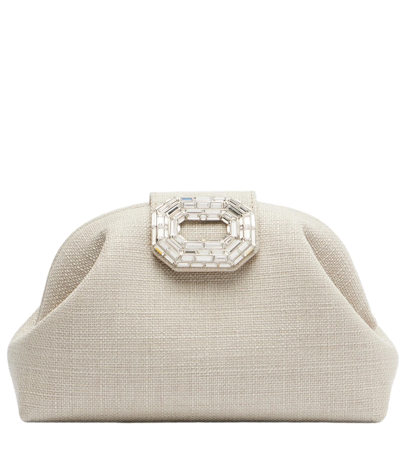 Amina Muaddi Camelia embellished clutch