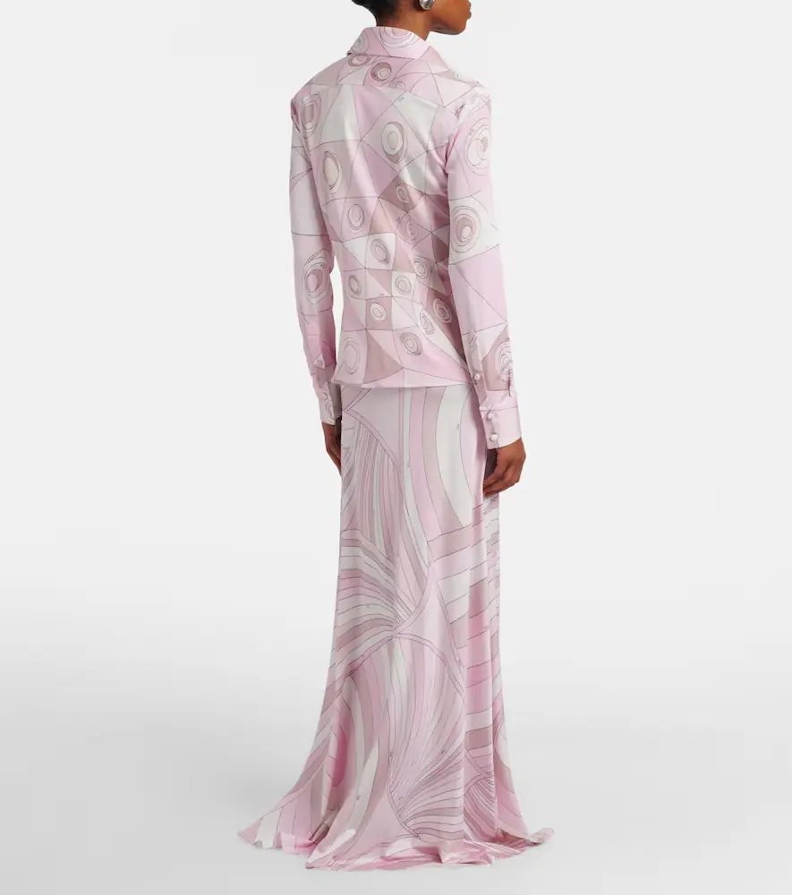 PUCCI Iride satin jersey maxi skirt | Thumbnail 4 PUCCI Iride satin jersey maxi skirt | Thumbnail 4
