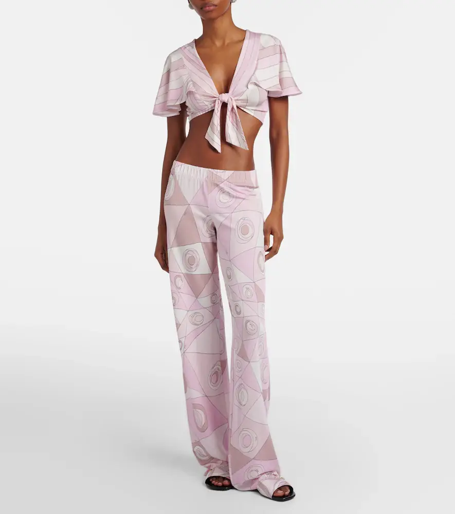 PUCCI Iride jersey crop top | Thumbnail 5