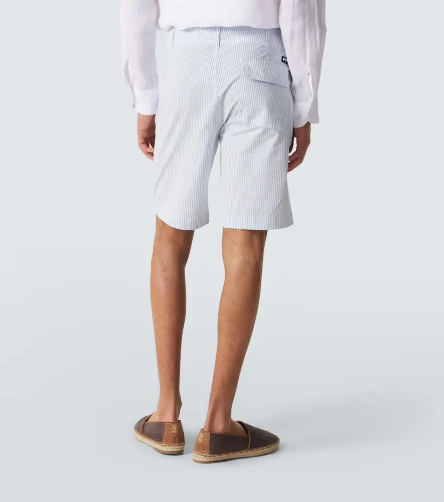 Vilebrequin Brad striped seersucker Bermuda shorts | Thumbnail 5 Vilebrequin Brad striped seersucker Bermuda shorts | Thumbnail 5