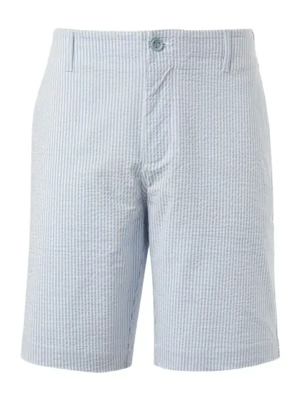 Brad striped seersucker Bermuda shorts Brad striped seersucker Bermuda shorts