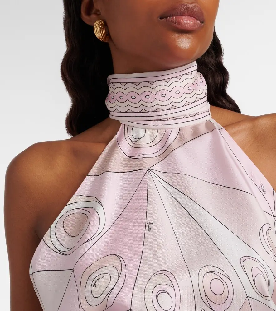 PUCCI Occhi silk twill top | Thumbnail 5 PUCCI Occhi silk twill top | Thumbnail 5