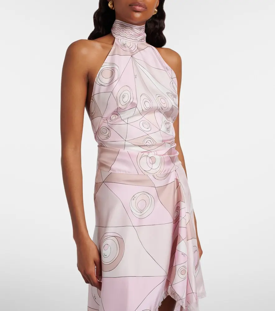 PUCCI Occhi silk twill top | Thumbnail 6 PUCCI Occhi silk twill top | Thumbnail 6