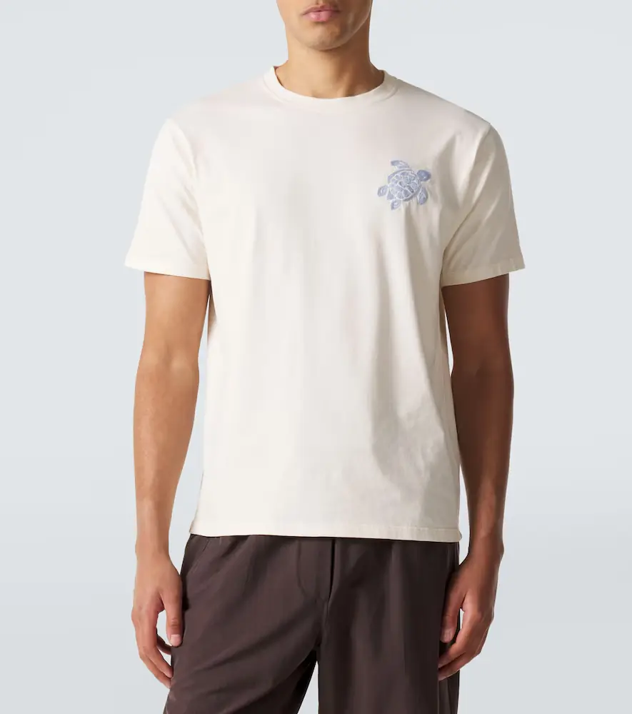 Vilebrequin Embroidered cotton jersey T-shirt | Thumbnail 3 Vilebrequin Embroidered cotton jersey T-shirt | Thumbnail 3