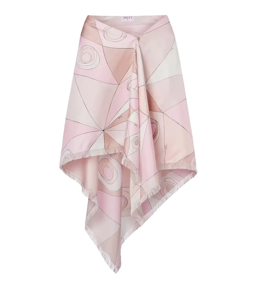 Pucci Occhi silk twill midi skirt | Image 1 Pucci Occhi silk twill midi skirt | Image 1