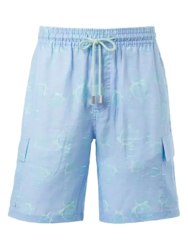 Baie linen Bermuda shorts Baie linen Bermuda shorts