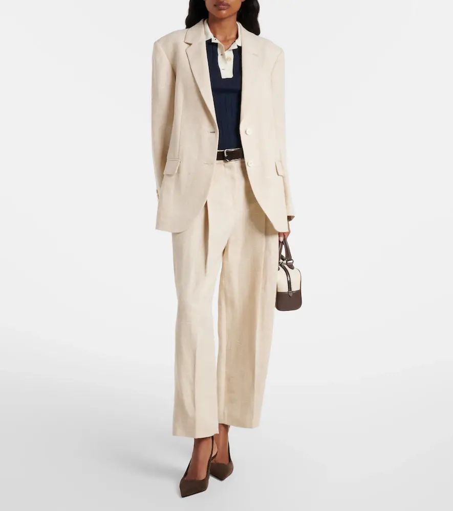 Brunello Cucinelli Monili suede slingback pumps | Thumbnail 6