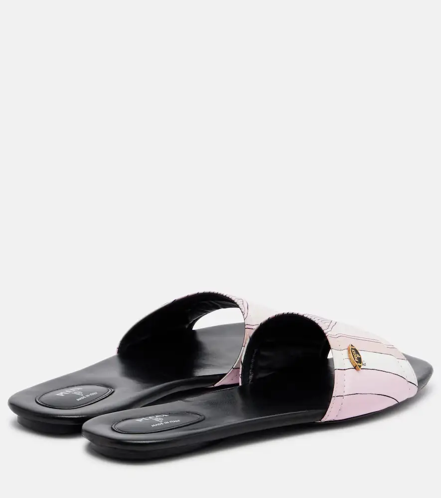 PUCCI Yummy Iride twill slides | Thumbnail 2
