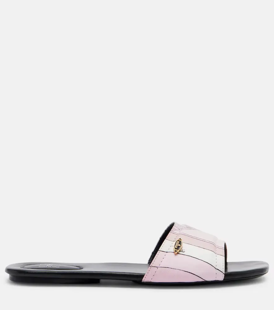 PUCCI Yummy Iride twill slides | Thumbnail 4