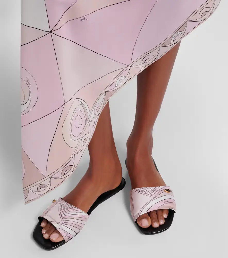 PUCCI Yummy Iride twill slides | Thumbnail 6