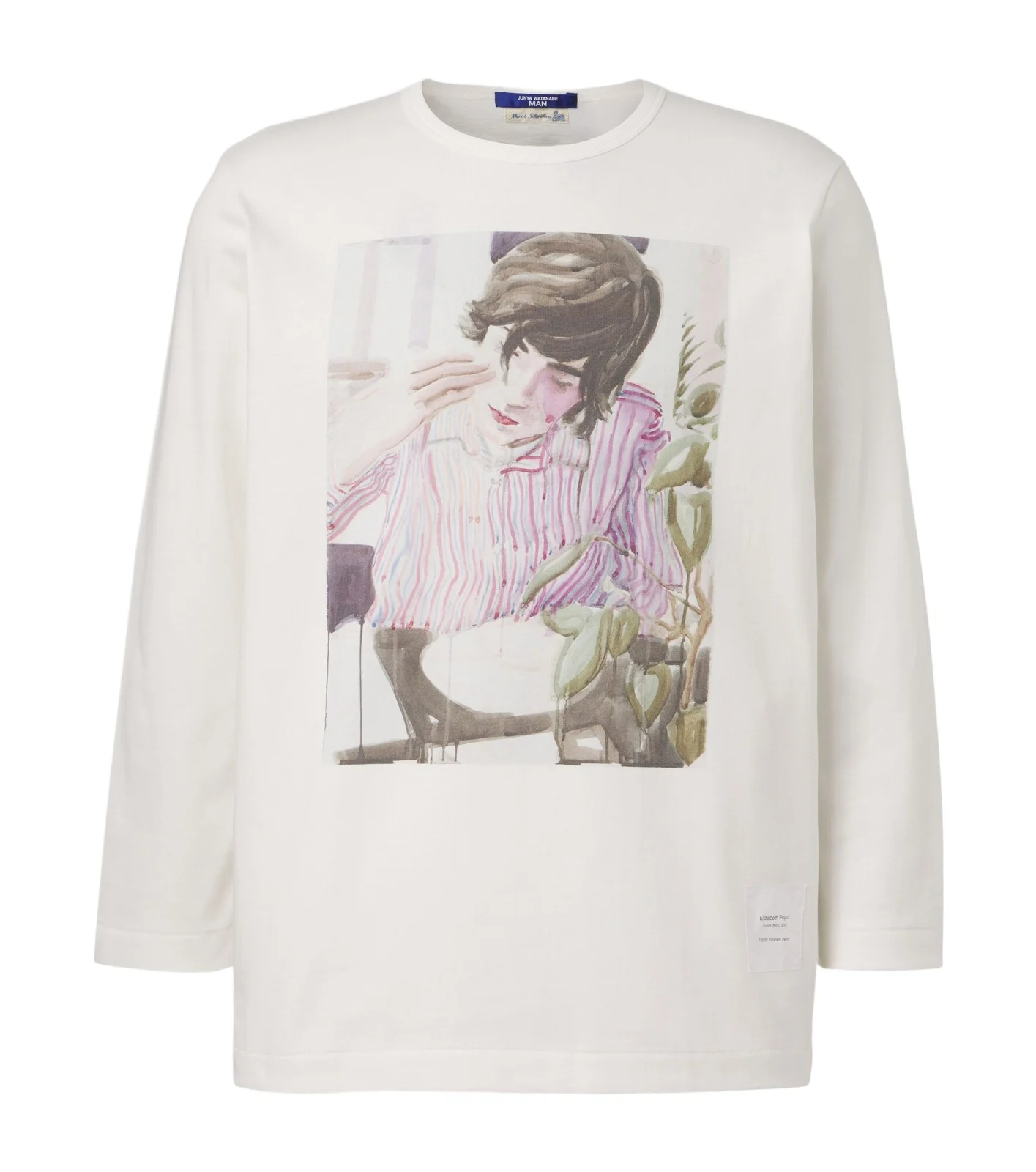 Junya Watanabe x Merz B. Schwanen cotton jersey T-shirt