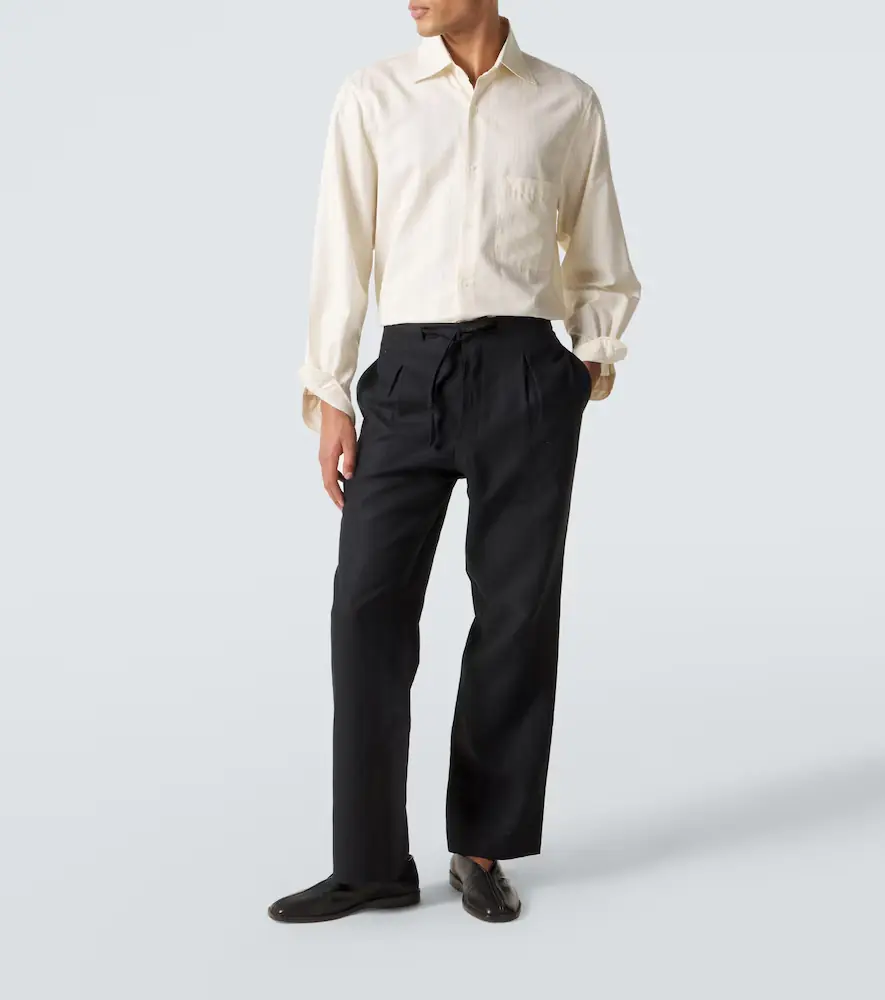 Stòffa Linen straight pants | Thumbnail 4 Stòffa Linen straight pants | Thumbnail 4