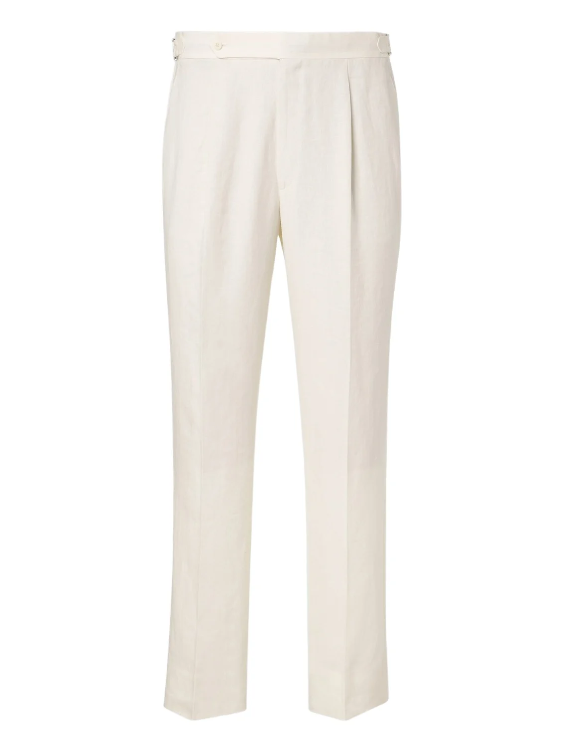 Stòffa Pleated linen wide-leg pants