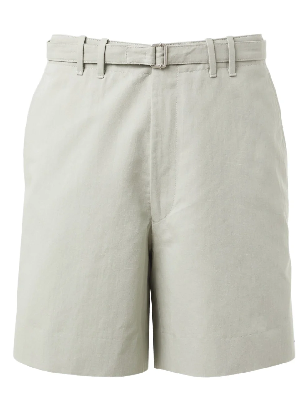 Stòffa Stòffa Belted cotton and linen shorts