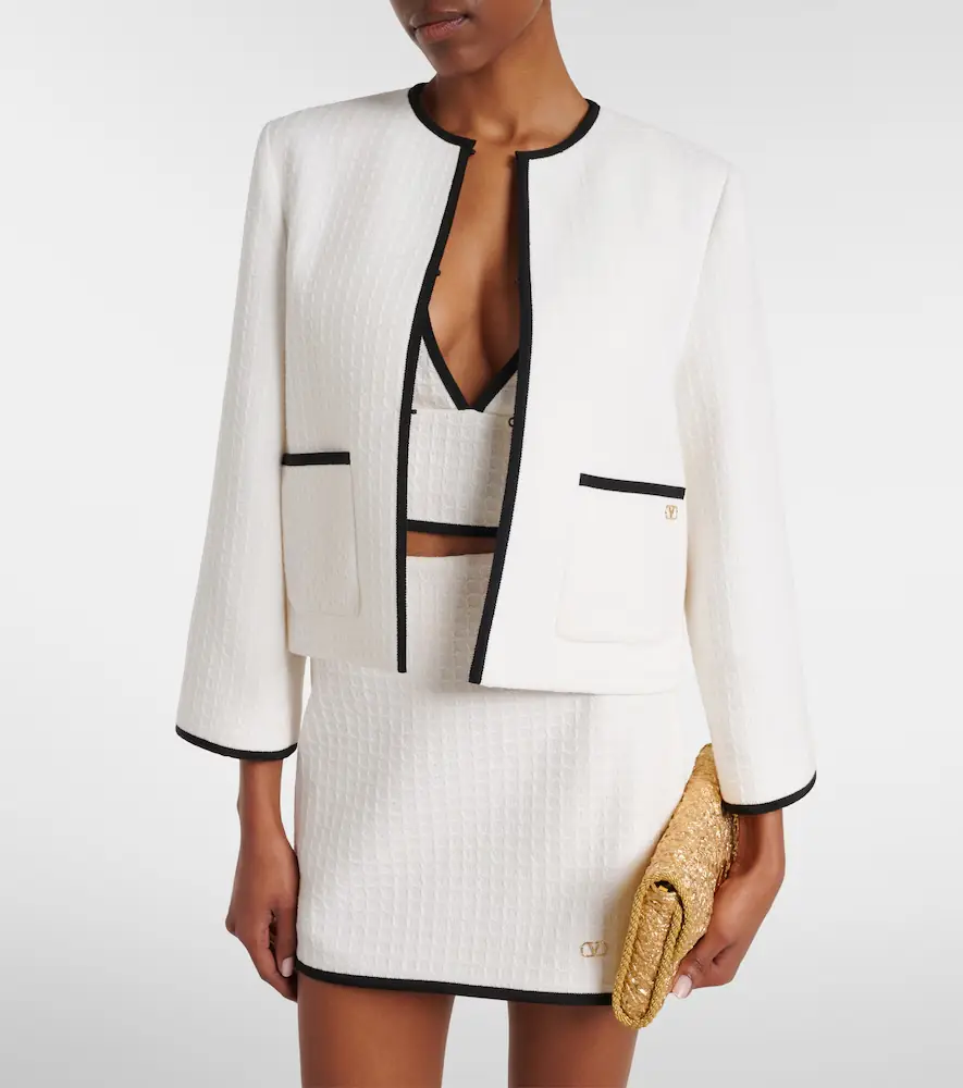Valentino Garavani Cotton tweed jacket | Thumbnail 3