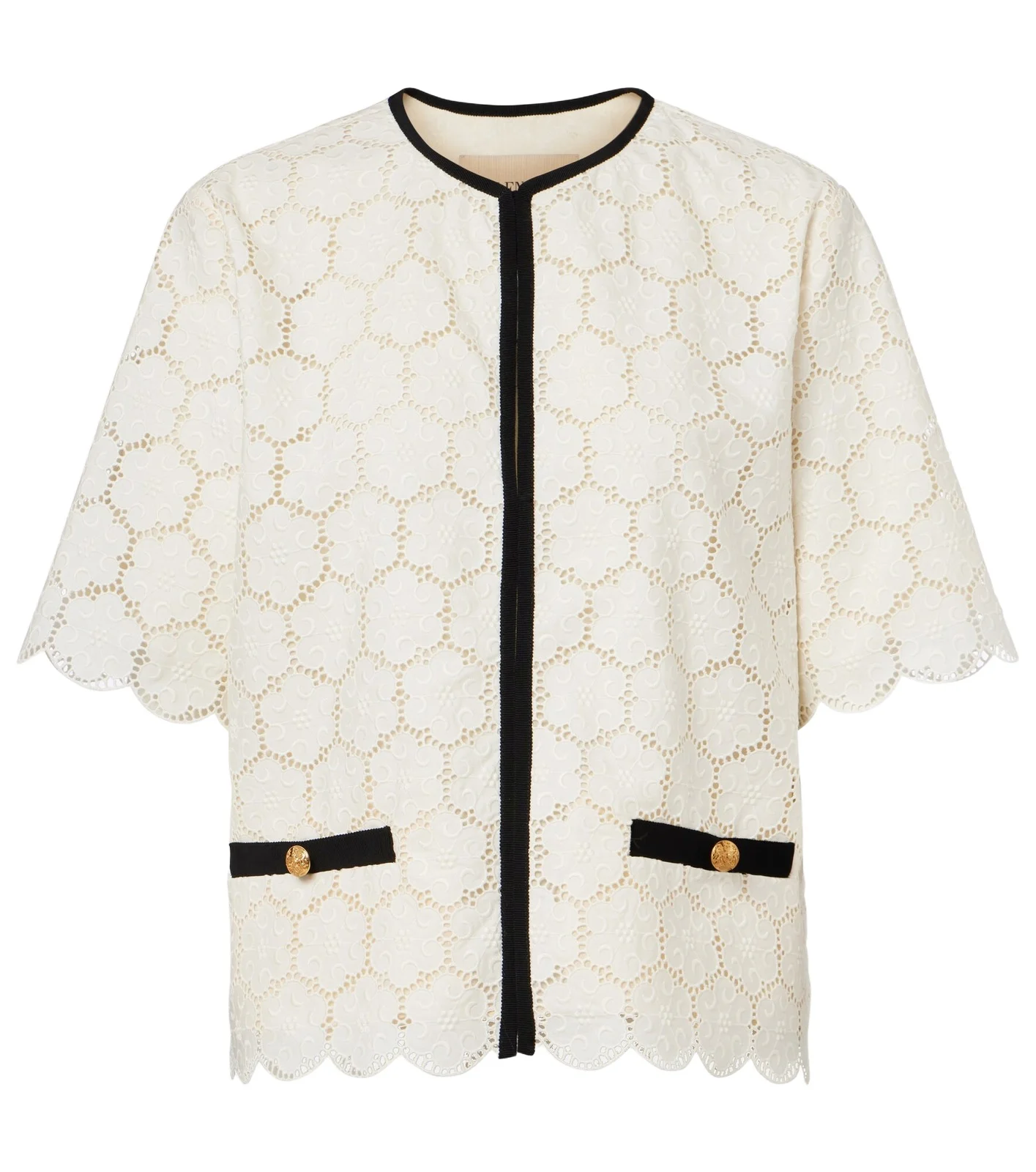 Valentino Garavani Embroidered cotton jacket