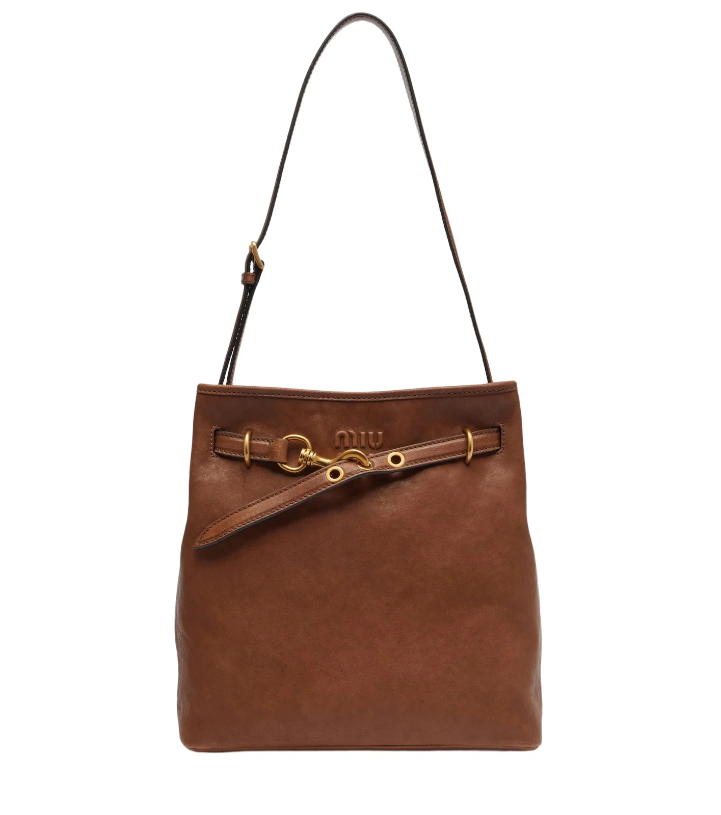 Miu Miu Aventure leather bucket bag