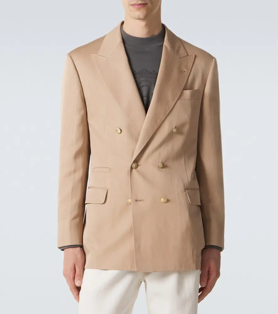 Brunello Cucinelli Silk and linen blazer | Thumbnail 6 Brunello Cucinelli Silk and linen blazer | Thumbnail 6