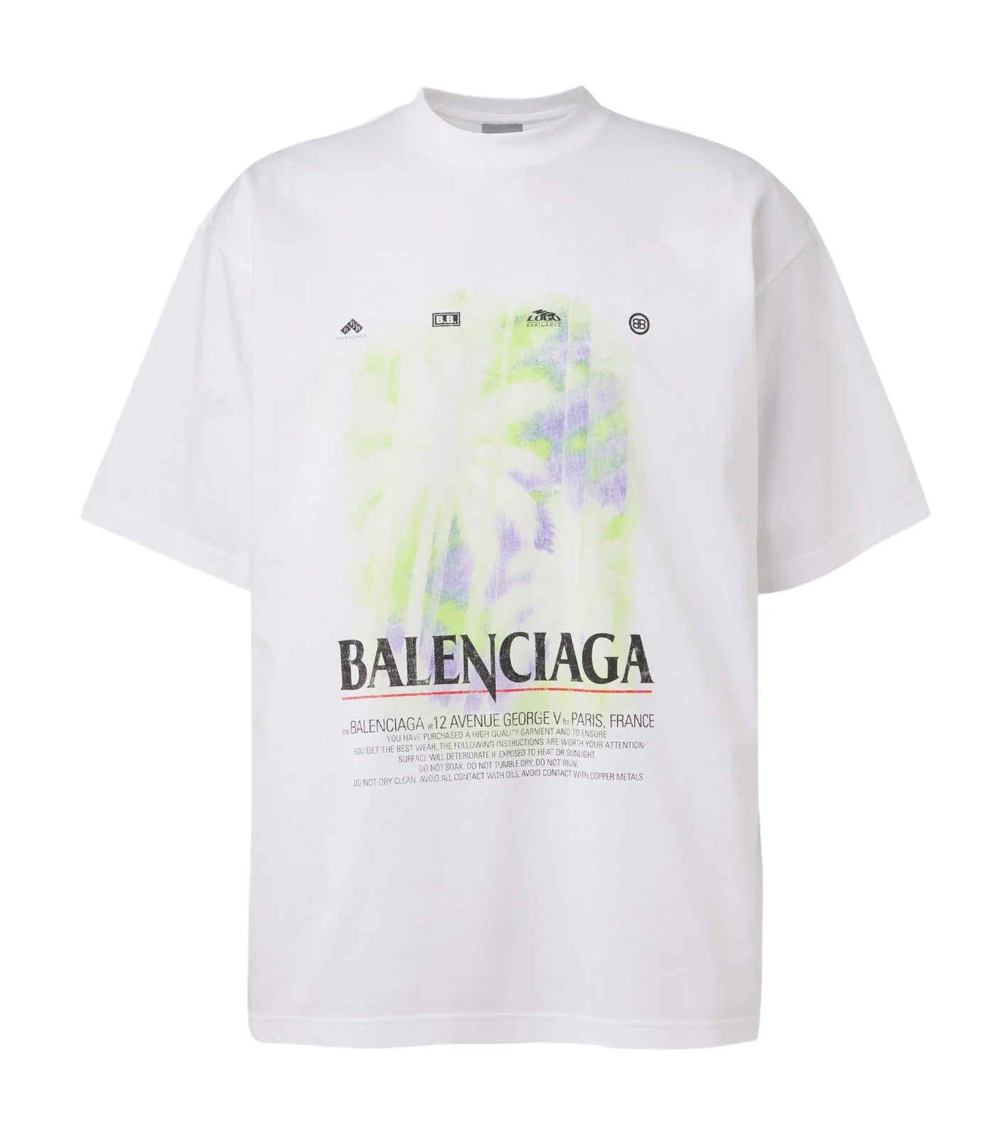 Printed cotton jersey T-shirt
