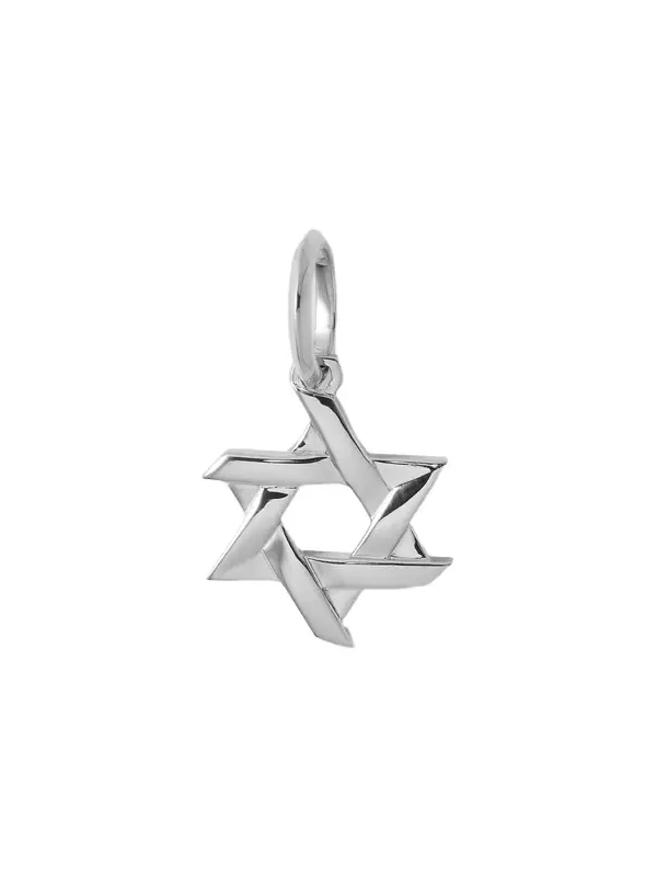 Jennifer Fisher Star Of David Charm 18K White Gold