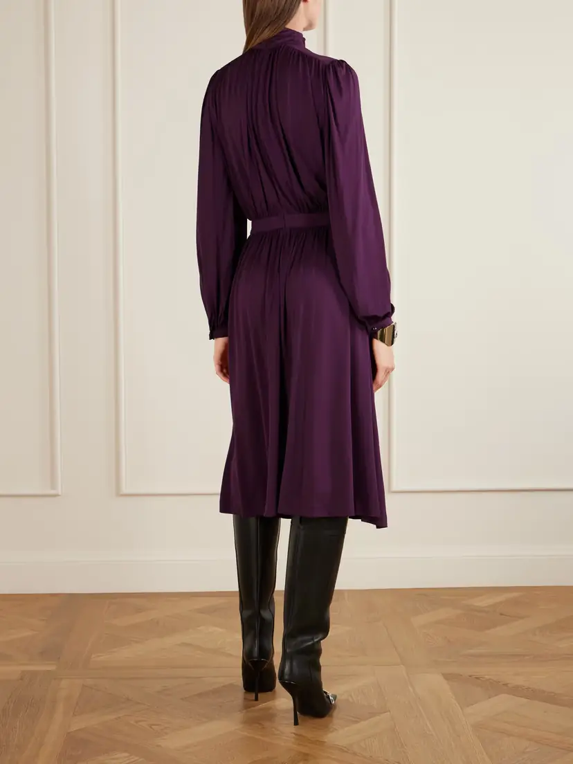 Gucci Crepe Midi Dress | Thumbnail 3 Gucci Crepe Midi Dress | Thumbnail 3