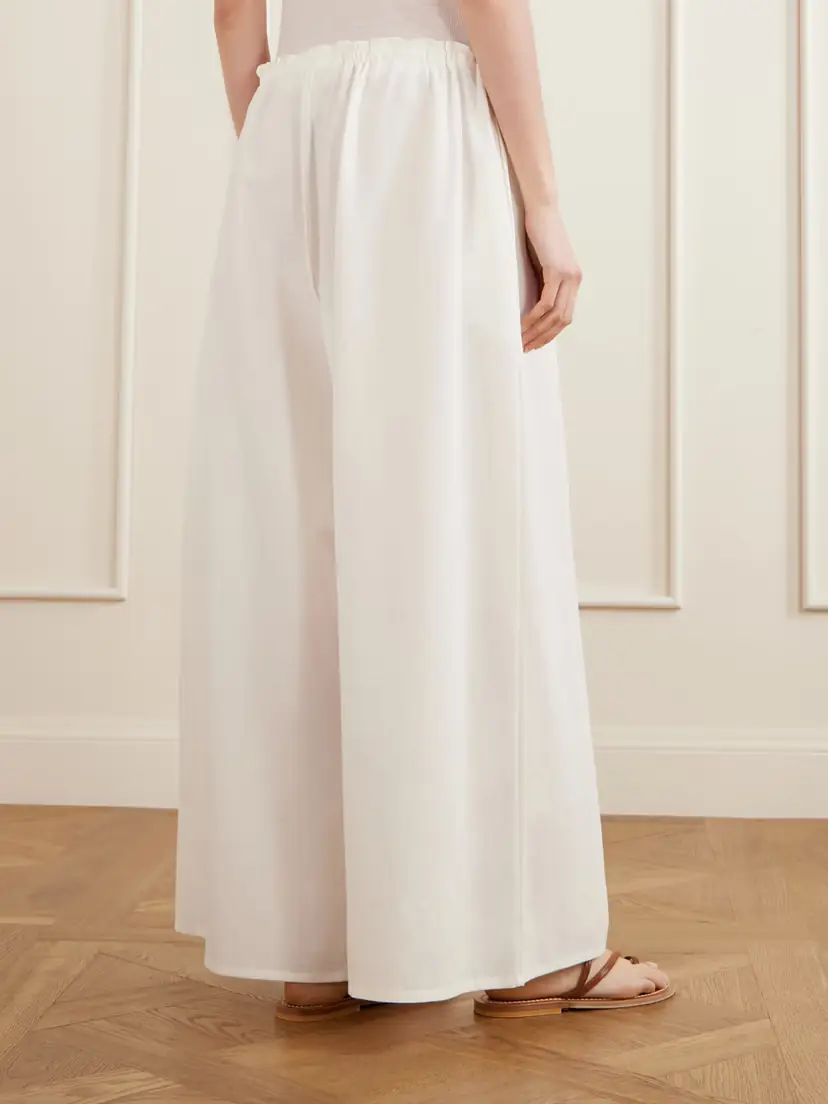 Les Vacances D’Irina The Pantaloons Cotton-poplin Wide-leg Pants | Thumbnail 4 Les Vacances D’Irina The Pantaloons Cotton-poplin Wide-leg Pants | Thumbnail 4