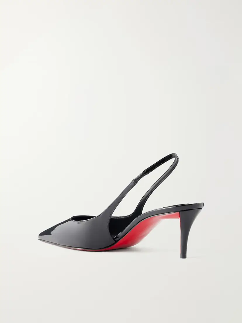 Christian Louboutin Miss Z 60 Patent-leather Slingback Pumps | Thumbnail 3