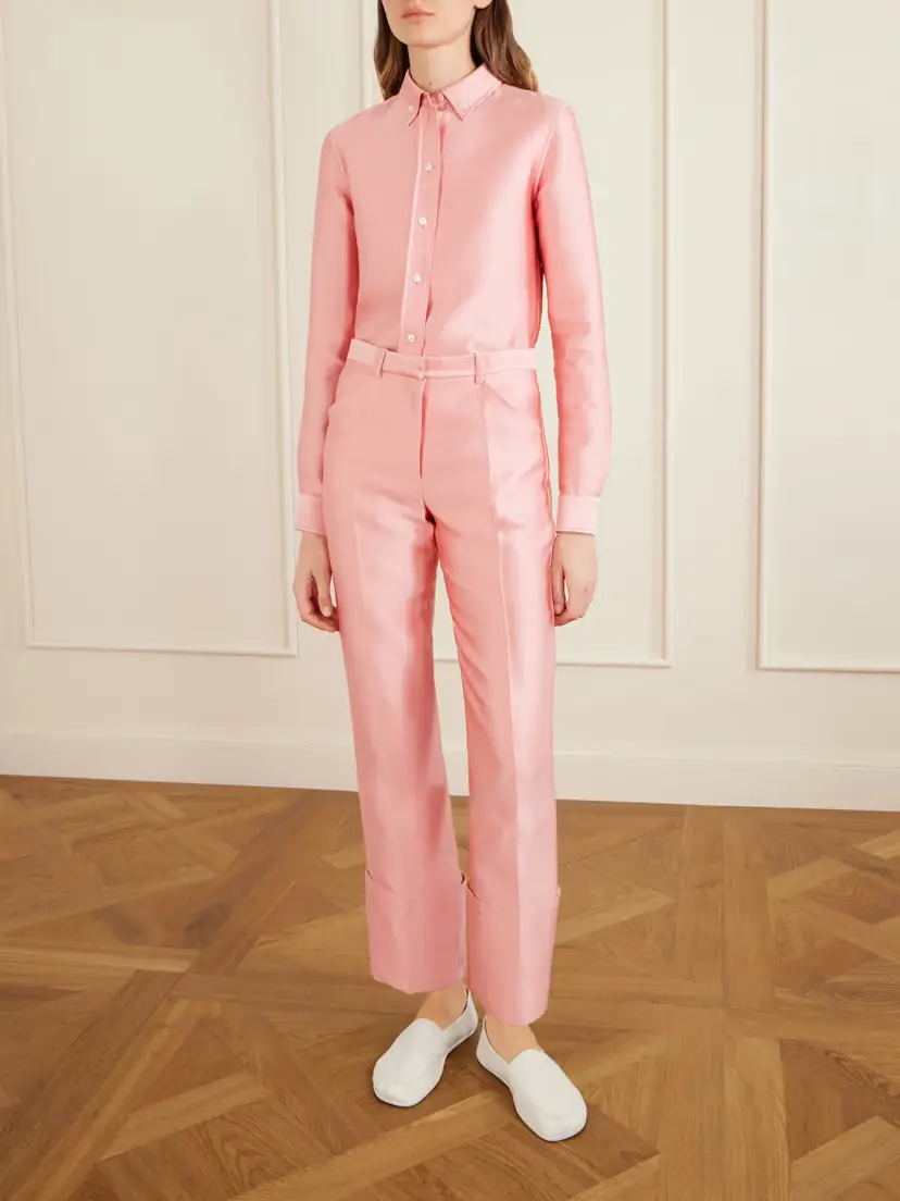 Calvin Klein Collection Sophie Satin Shirt | Thumbnail 2 Calvin Klein Collection Sophie Satin Shirt | Thumbnail 2
