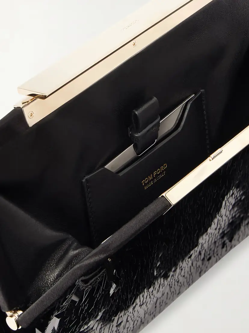 Tom Ford Sequined Satin Clutch | Thumbnail 6 Tom Ford Sequined Satin Clutch | Thumbnail 6