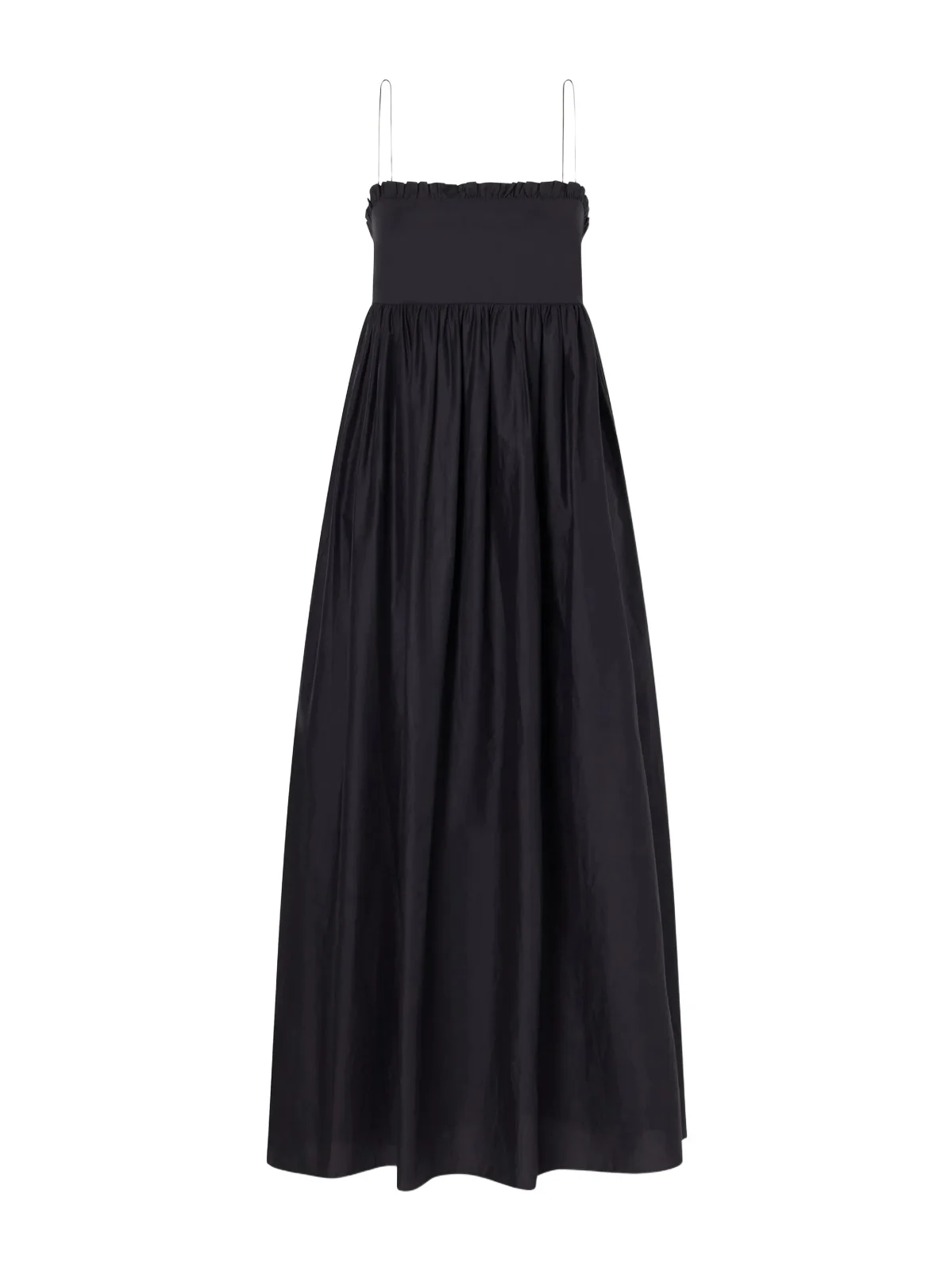Empire Ruffled Cotton-poplin Midi Dress Empire Ruffled Cotton-poplin Midi Dress