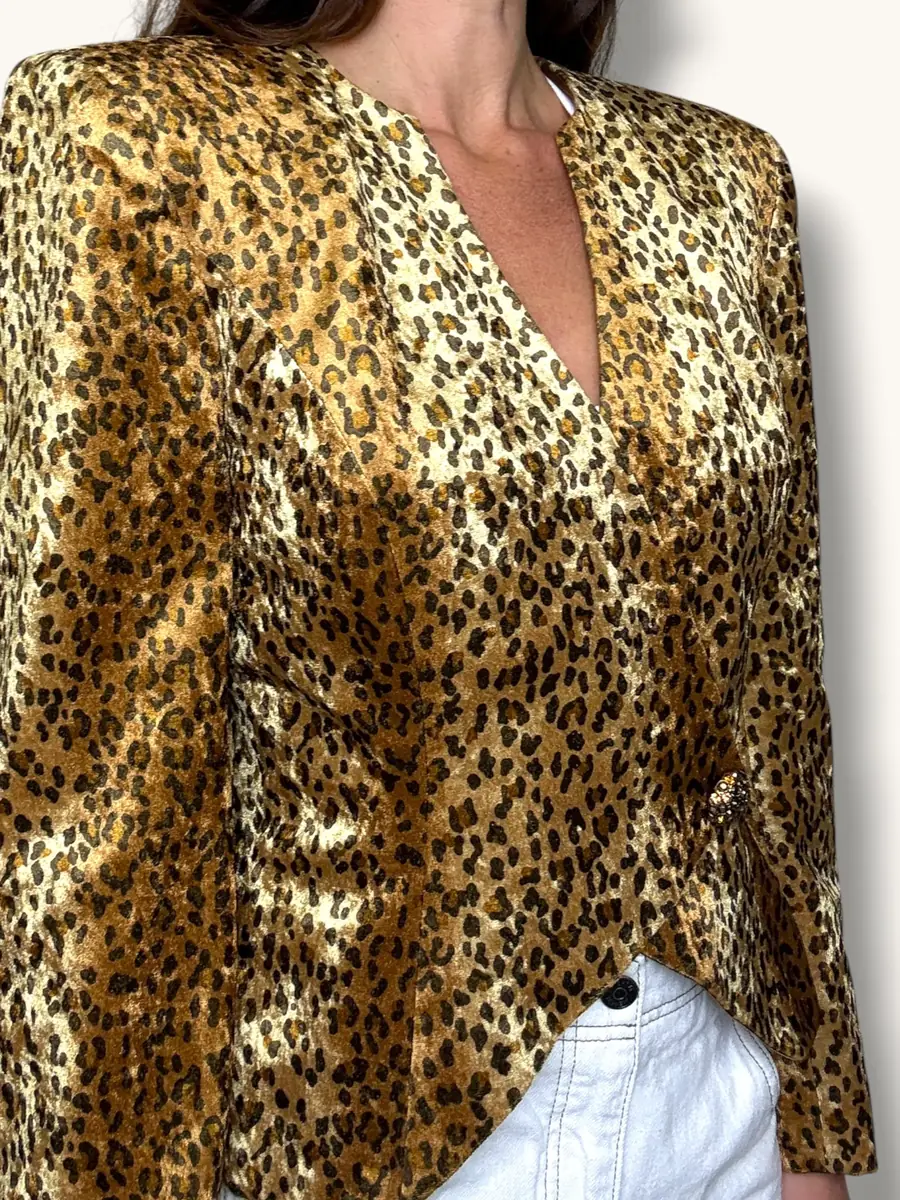 Jen Wonders Studio Leopard Blazer | Thumbnail 4