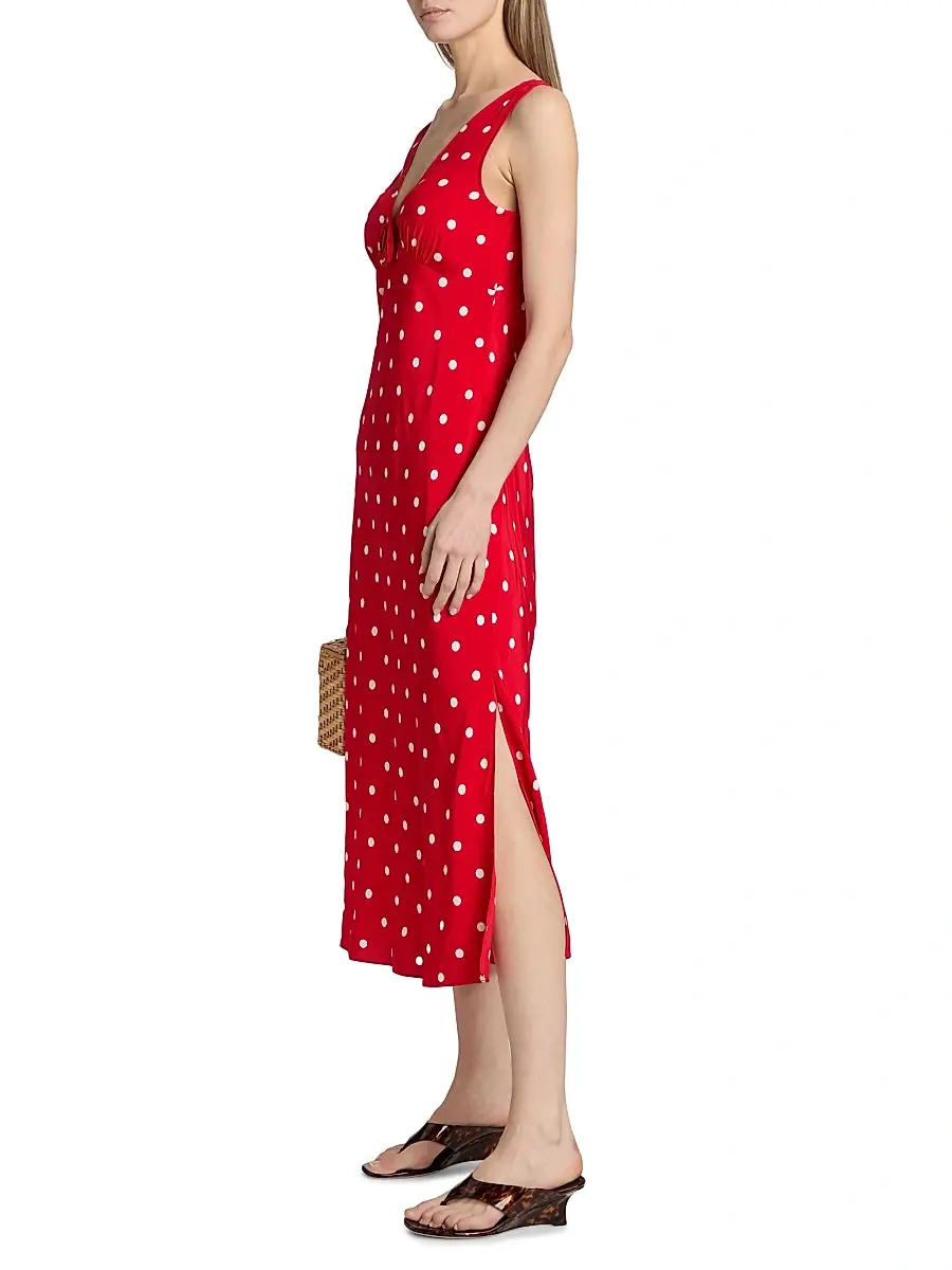 RAILS Women's Terena Polka-Dot A-Line Midi-Dress | Thumbnail 4