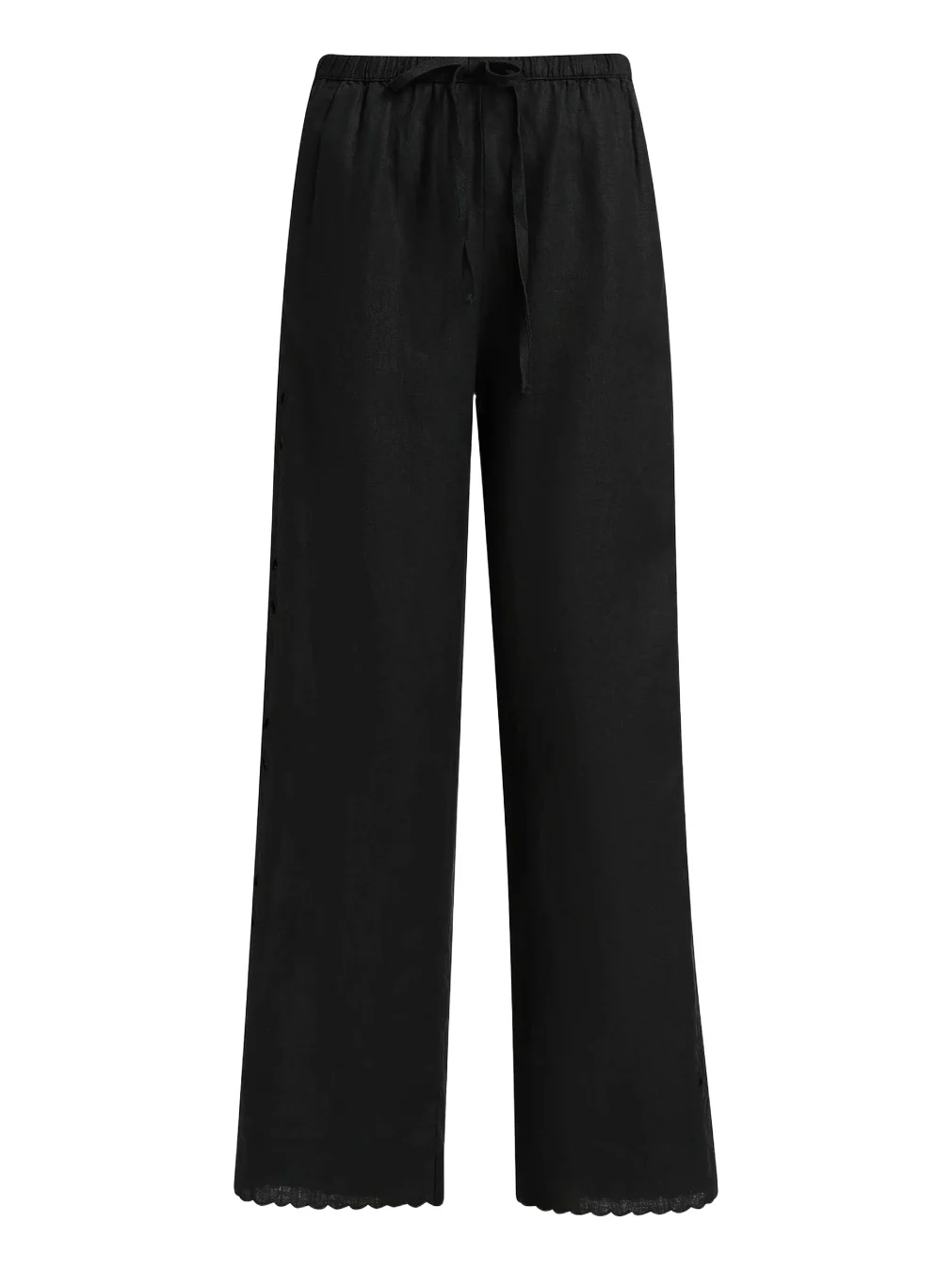 Women's Mirina Embroidered Cut-Out Linen Pants Women's Mirina Embroidered Cut-Out Linen Pants