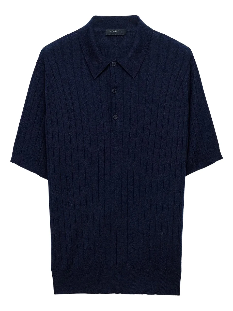 Men's Cashmere and Silk Polo Shirt Men's Cashmere and Silk Polo Shirt