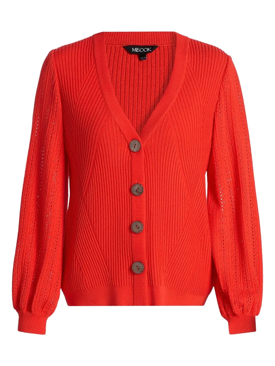 Women's Pointelle-Knit Cardigan