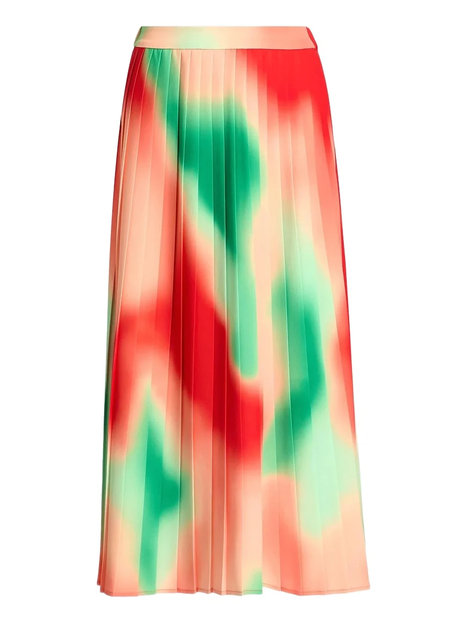 Women's Pleated Printed Crêpe Maxi Skirt Women's Pleated Printed Crêpe Maxi Skirt