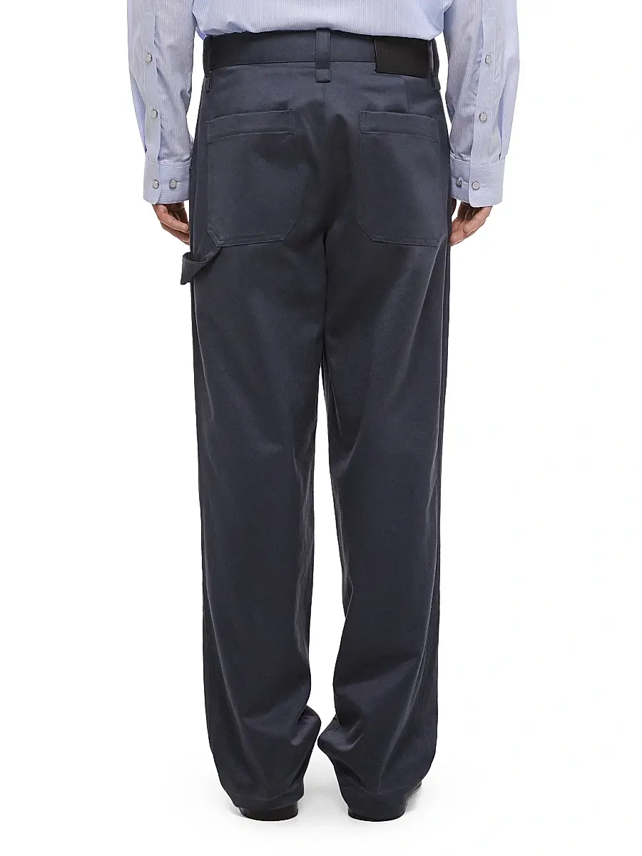 Helmut Lang Men's Cotton Twill Relaxed-Fit Chino Pants | Thumbnail 5 Helmut Lang Men's Cotton Twill Relaxed-Fit Chino Pants | Thumbnail 5