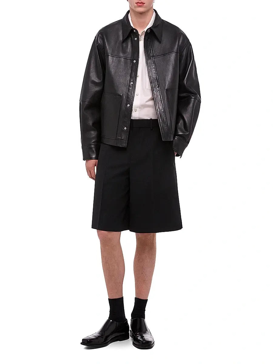 Helmut Lang Men's Leather Jacket | Thumbnail 2 Helmut Lang Men's Leather Jacket | Thumbnail 2