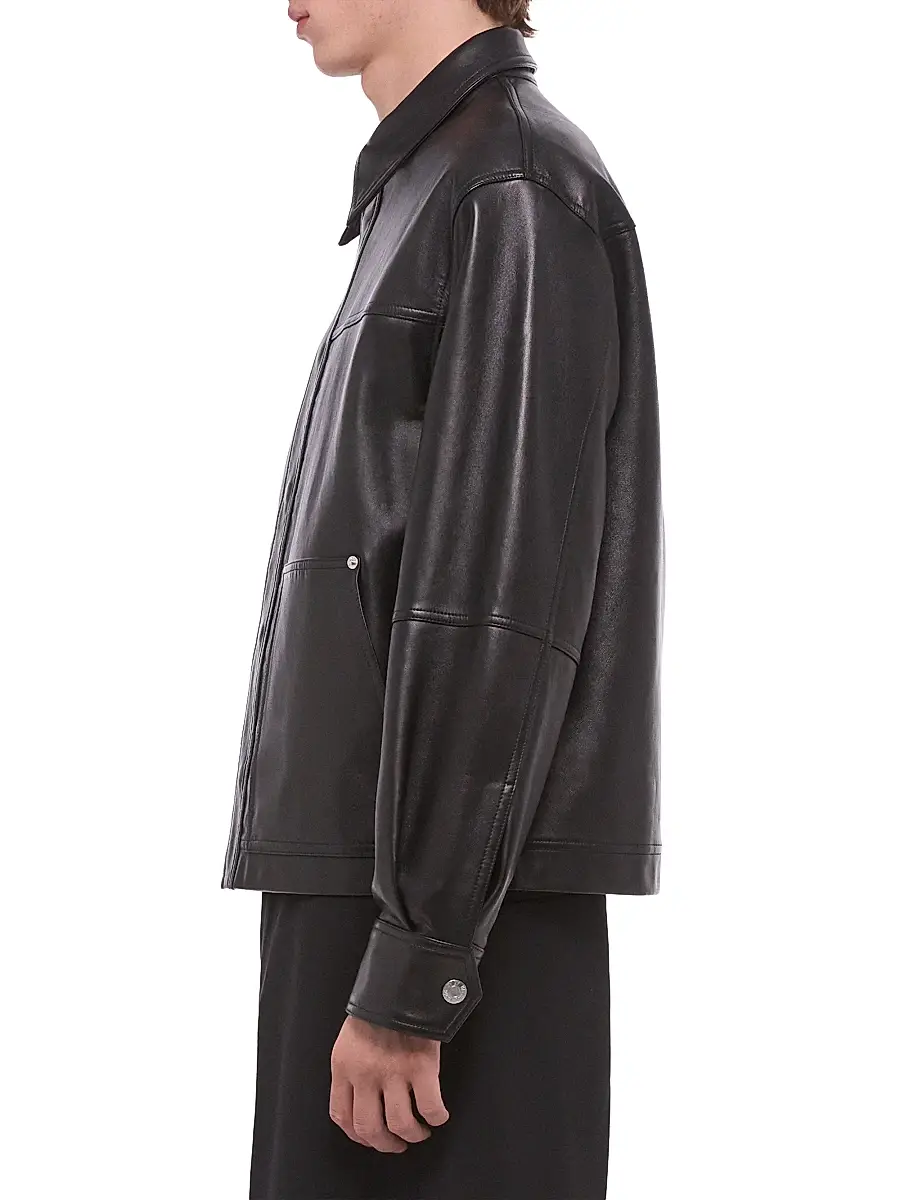 Helmut Lang Men's Leather Jacket | Thumbnail 3 Helmut Lang Men's Leather Jacket | Thumbnail 3
