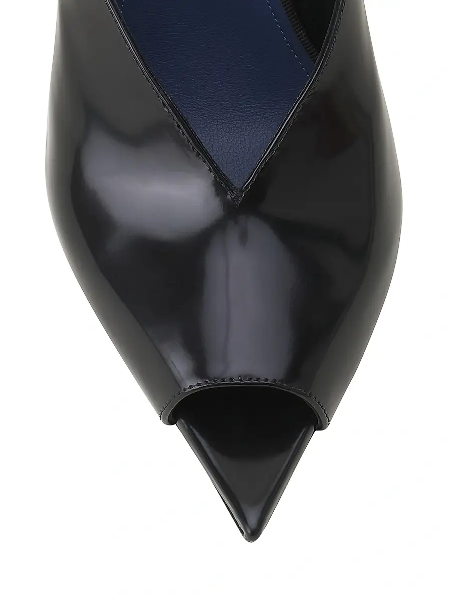 Lanvin Women's Midnight Step Mules in Patent Leather - Noir | Thumbnail 5 Lanvin Women's Midnight Step Mules in Patent Leather - Noir | Thumbnail 5