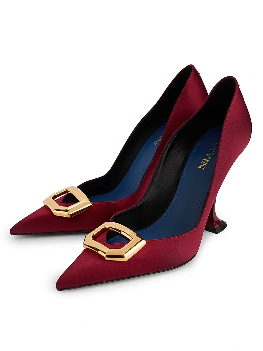 Lanvin Women's 100MM Midnight Step Buckle Pumps | Thumbnail 2 Lanvin Women's 100MM Midnight Step Buckle Pumps | Thumbnail 2
