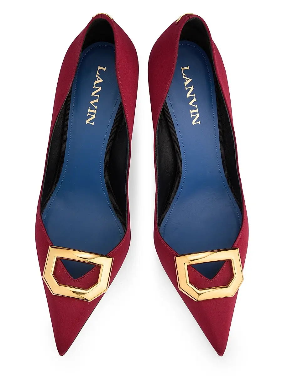 Lanvin Women's 100MM Midnight Step Buckle Pumps | Thumbnail 4 Lanvin Women's 100MM Midnight Step Buckle Pumps | Thumbnail 4