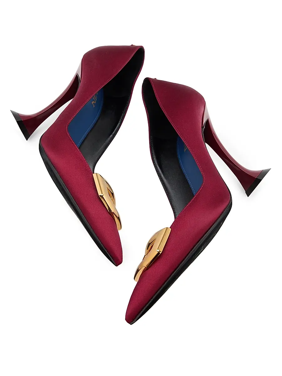 Lanvin Women's 100MM Midnight Step Buckle Pumps | Thumbnail 6 Lanvin Women's 100MM Midnight Step Buckle Pumps | Thumbnail 6