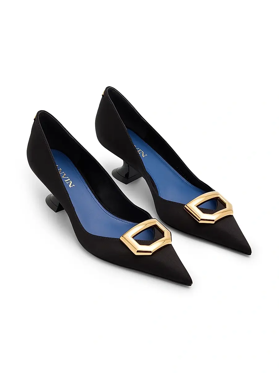 Lanvin Women's Midnight Step 50MM Sculptural Pumps | Thumbnail 2 Lanvin Women's Midnight Step 50MM Sculptural Pumps | Thumbnail 2