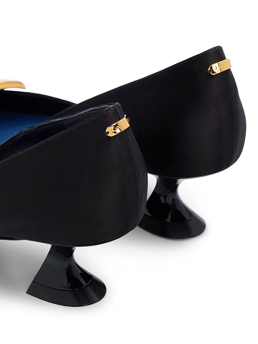 Lanvin Women's Midnight Step 50MM Sculptural Pumps | Thumbnail 3 Lanvin Women's Midnight Step 50MM Sculptural Pumps | Thumbnail 3
