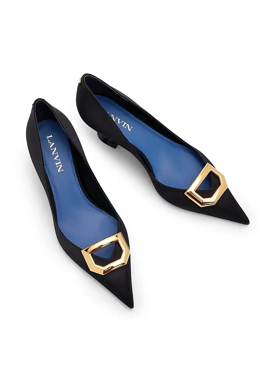 Lanvin Women's Midnight Step 50MM Sculptural Pumps | Thumbnail 4 Lanvin Women's Midnight Step 50MM Sculptural Pumps | Thumbnail 4