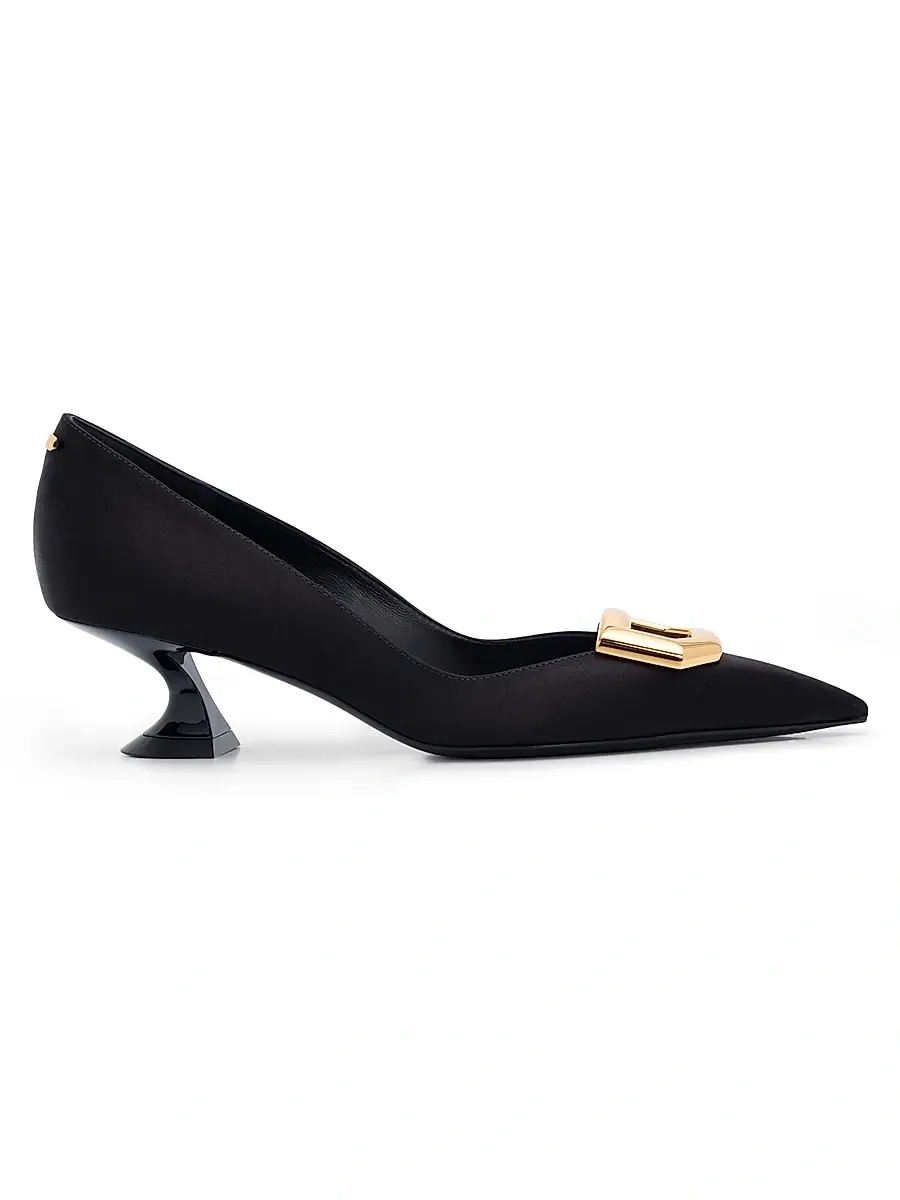 Women's Midnight Step 50MM Sculptural Pumps Women's Midnight Step 50MM Sculptural Pumps