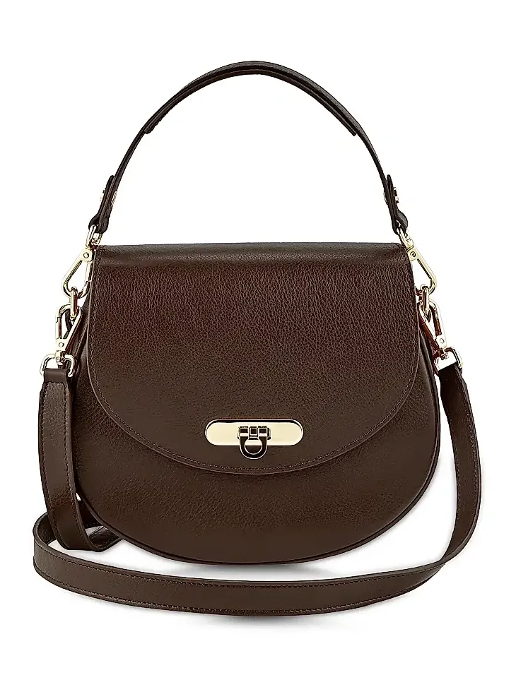 Women's Sophia Leather Saddle Bag