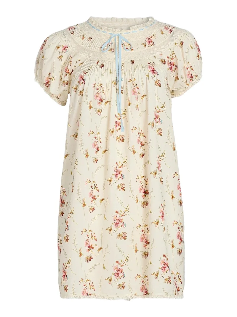 Women's Daphne Floral Cotton Minidress